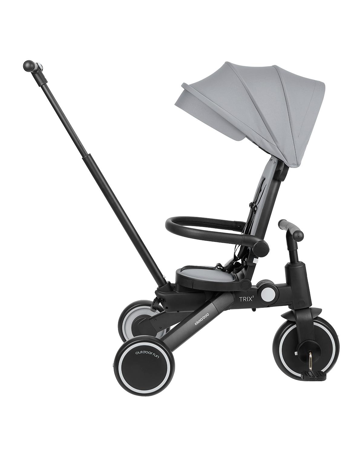 KIKKA BOO Tricikl TRIX 2 8in1 grey