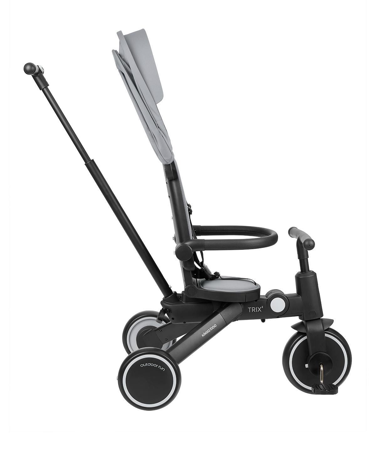 KIKKA BOO Tricikl TRIX 2 8in1 grey