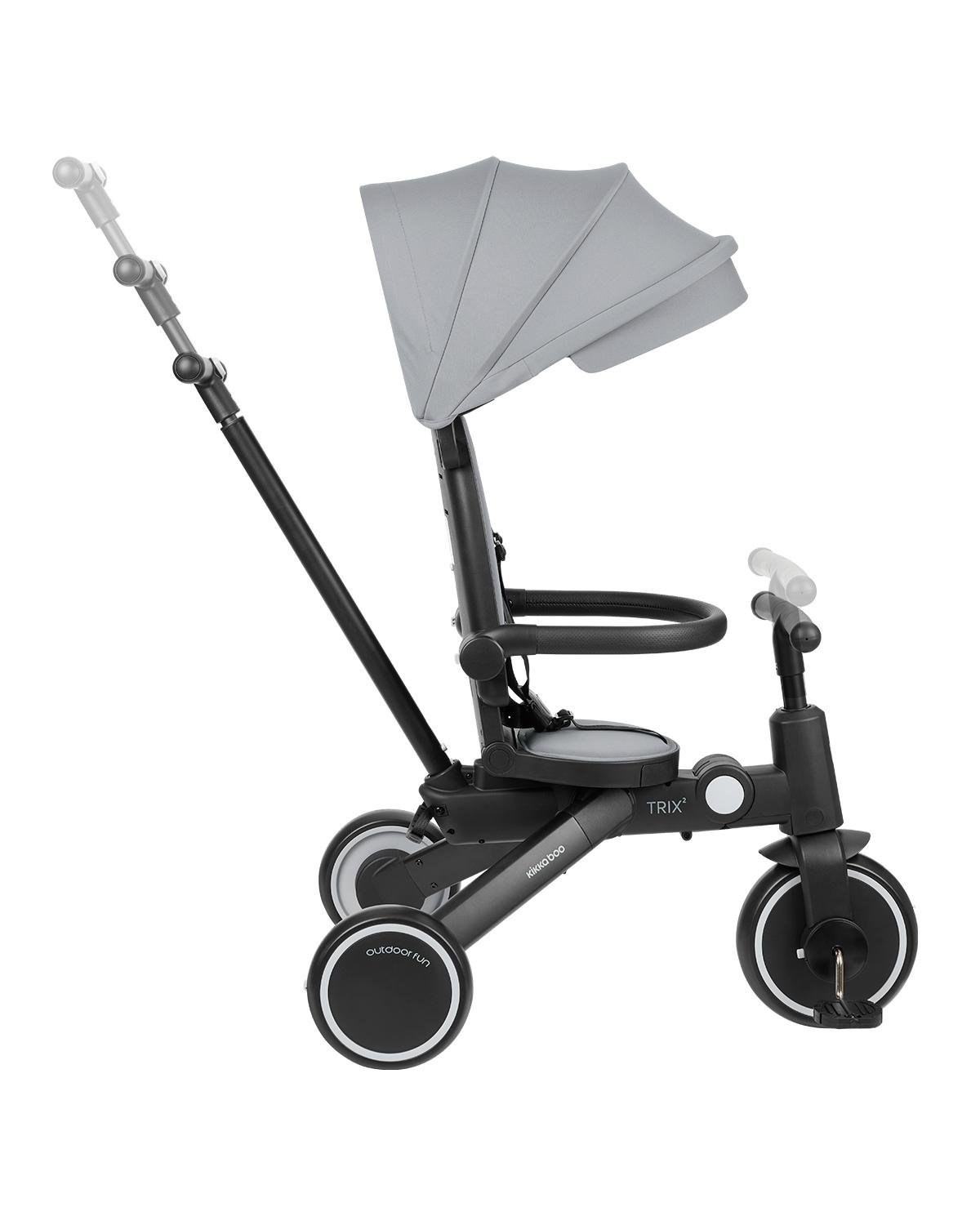KIKKA BOO Tricikl TRIX 2 8in1 grey