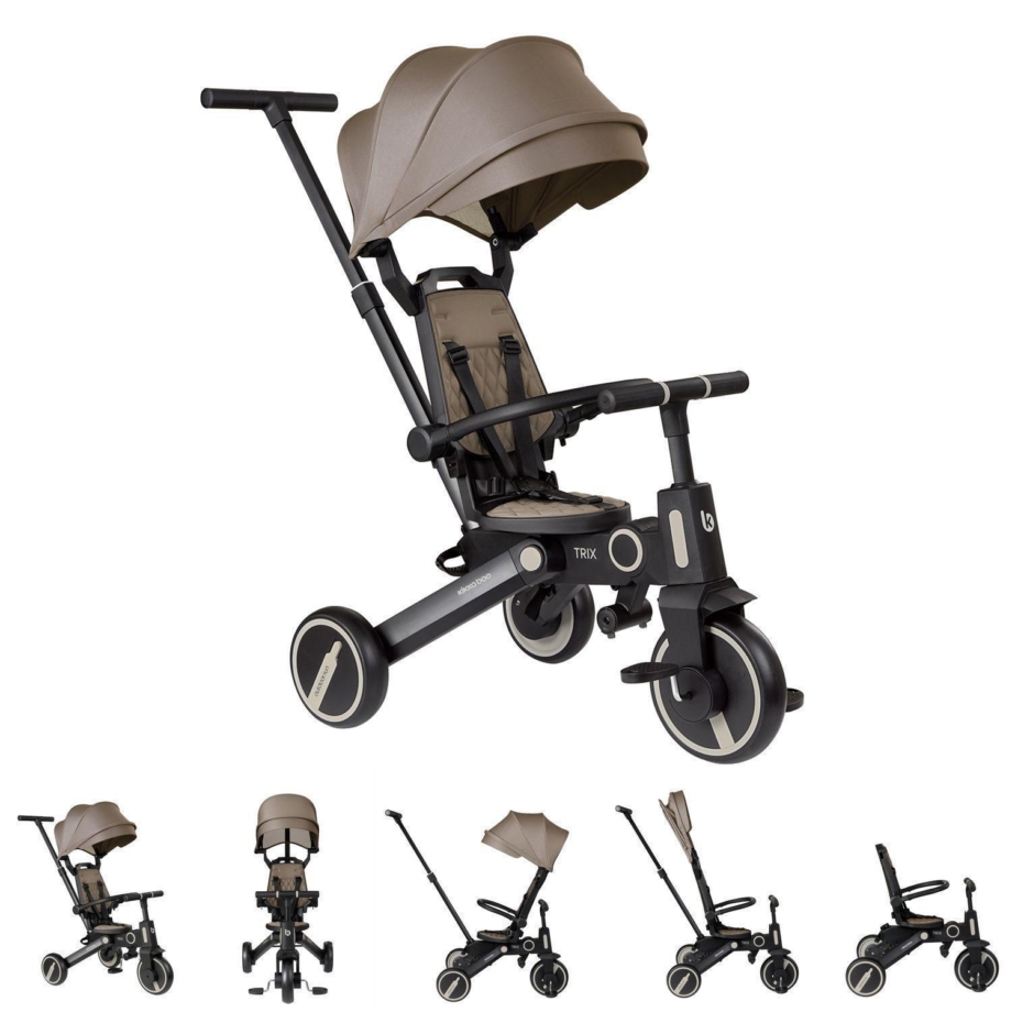 KIKKA BOO Tricikl TRIX 7in1 beige