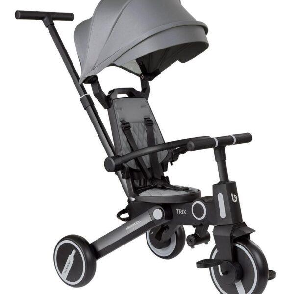 KIKKA BOO Tricikl TRIX 7in1 grey