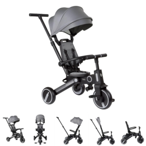 KIKKA BOO Tricikl TRIX 7in1 grey - Slika 12