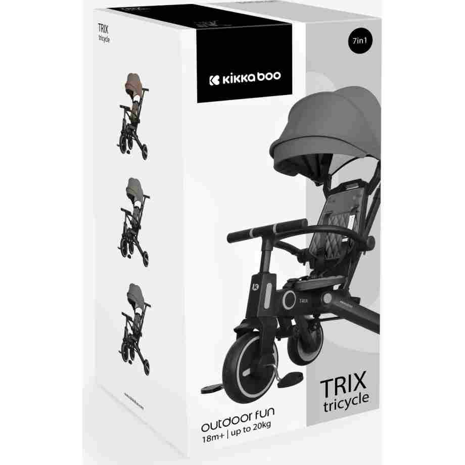 KIKKA BOO Tricikl TRIX 7in1 grey Tricikl TRIX 7in1 grey12