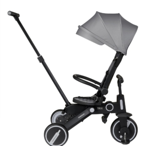 KIKKA BOO Tricikl TRIX 7in1 grey - Slika 4
