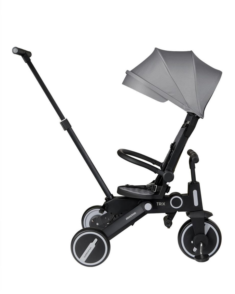 KIKKA BOO Tricikl TRIX 7in1 grey
