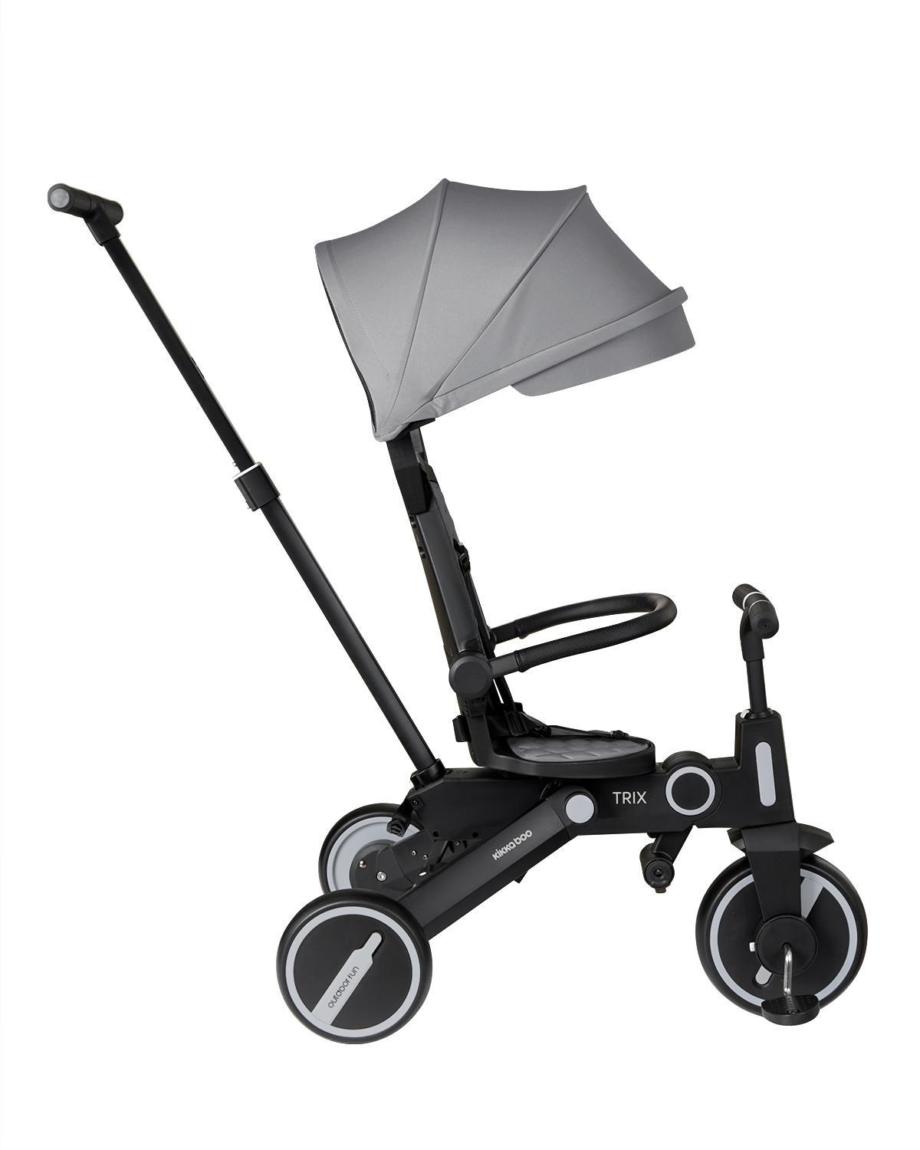 KIKKA BOO Tricikl TRIX 7in1 grey