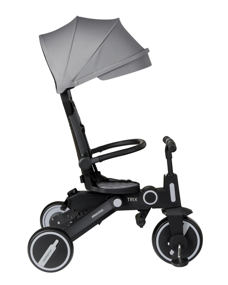 KIKKA BOO Tricikl TRIX 7in1 grey