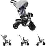 KIKKA BOO Tricikl XAMMY light grey - Slika 4