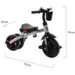 KIKKA BOO Tricikl XAMMY light grey - Slika 7