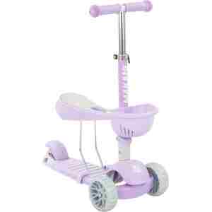KIKKA BOO Trotinet Makani BONBON 3in1 do 50 kg Candy lilac