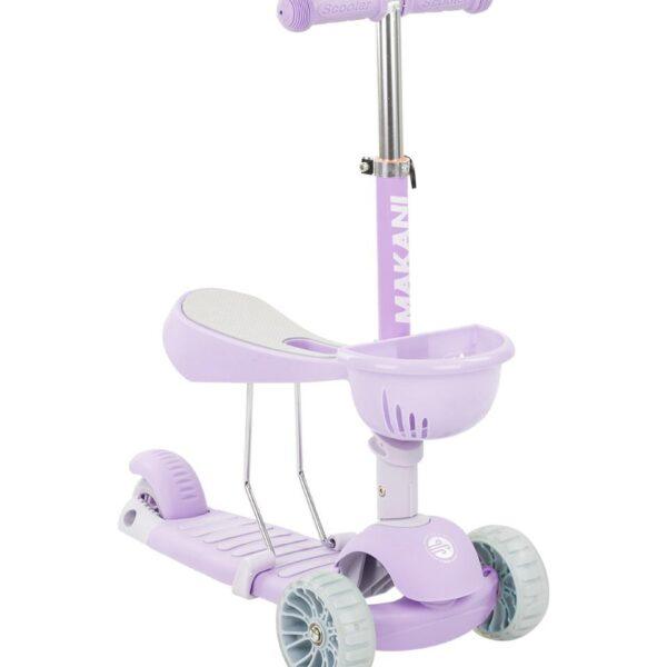 KIKKA BOO Trotinet Makani BONBON 3in1 do 50 kg Candy lilac