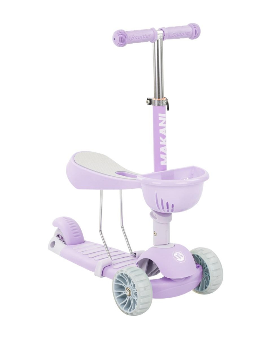 KIKKA BOO Trotinet Makani BONBON 4in1 do 50 kg Candy lilac KIKKA BOO Trotinet Makani BONBON 4in1 do 50 kg Candy lilac