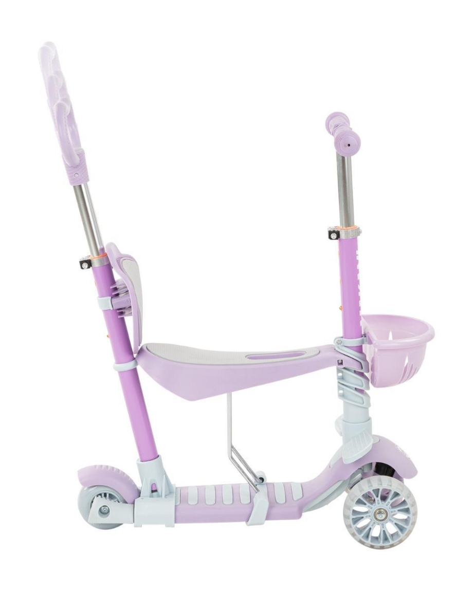 KIKKA BOO Trotinet Makani BONBON 4in1 do 50 kg Candy lilac KIKKA BOO Trotinet Makani BONBON 4in1 do 50 kg Candy lilac
