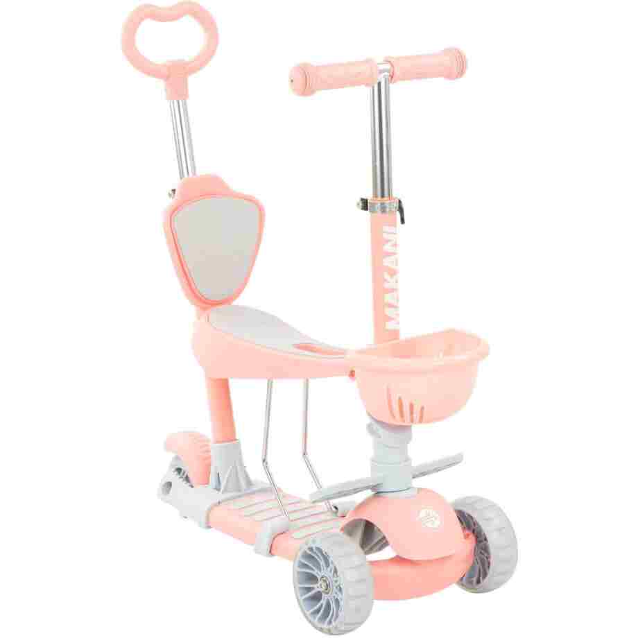 KIKKA BOO Trotinet Makani BONBON 4in1 do 50 kg Candy pink