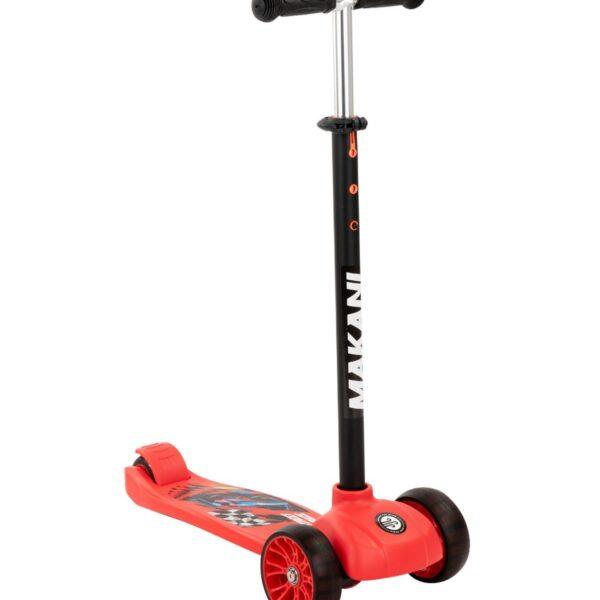 KIKKA BOO Trotinet Makani STREET RACE do 50 kg red