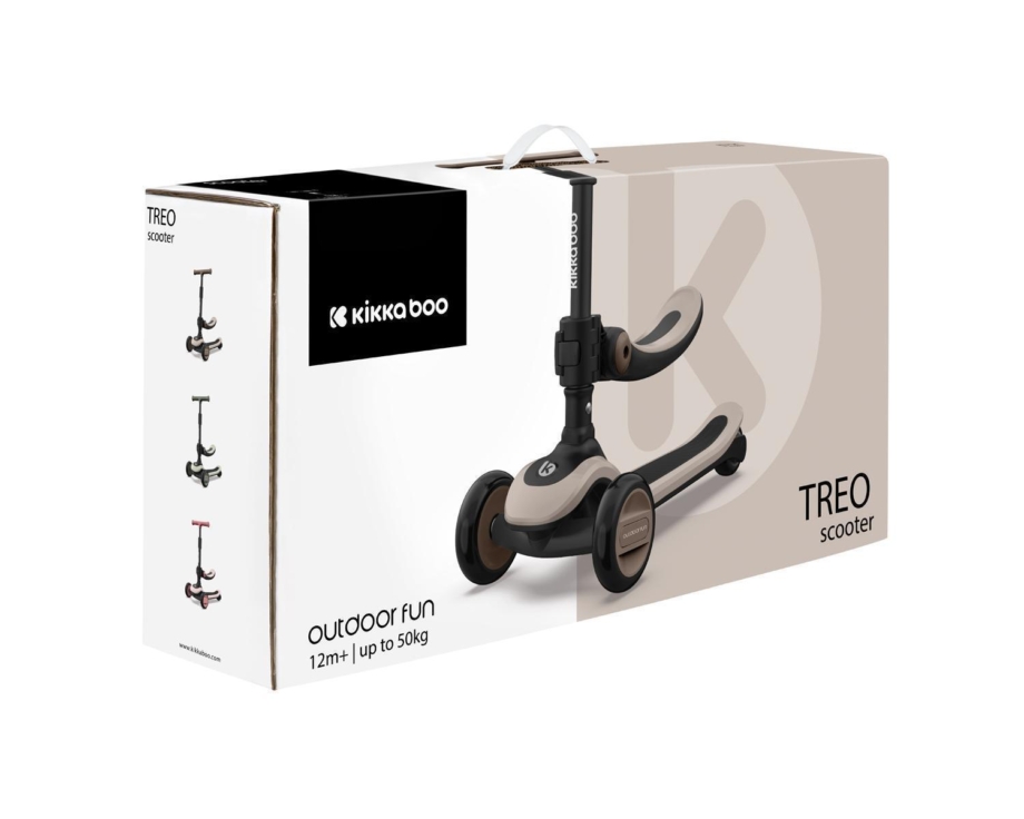 KIKKA BOO Trotinet TREO 2in1 do 50 kg beige KIKKA BOO Trotinet TREO 2in1 do 50 kg beige