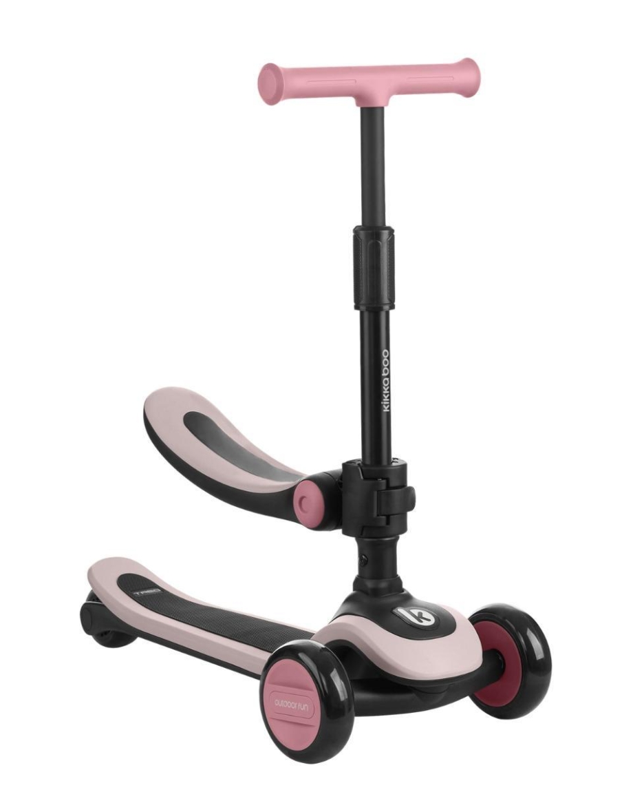 KIKKA BOO Trotinet TREO 2in1 do 50 kg pink KIKKA BOO Trotinet TREO 2in1 do 50 kg pink
