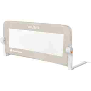 KIKKA BOO Zaštitna ogradica za krevetac I am Safe 102cm beige