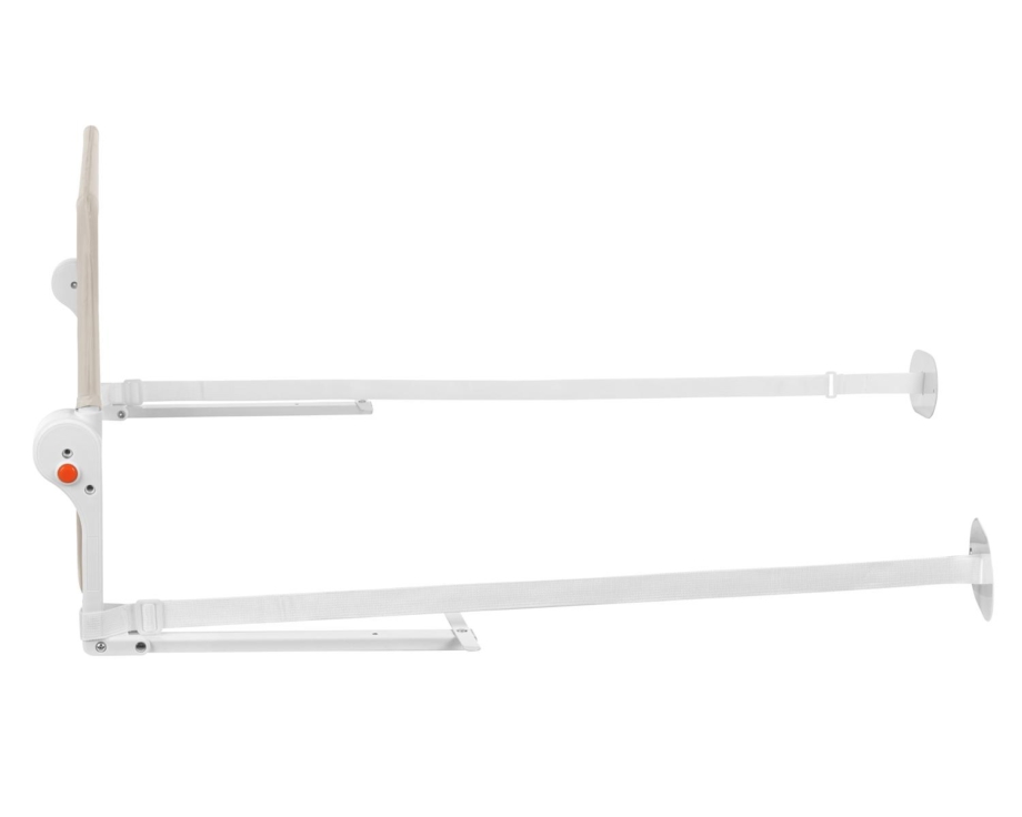KIKKA BOO Zaštitna ogradica za krevetac I am Safe 102cm beige