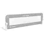 KIKKA BOO Zaštitna ogradica za krevetac I am Safe 150cm grey - Slika 3