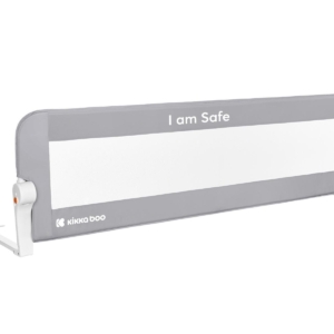 KIKKA BOO Zaštitna ogradica za krevetac I am Safe 150cm grey - Slika 3