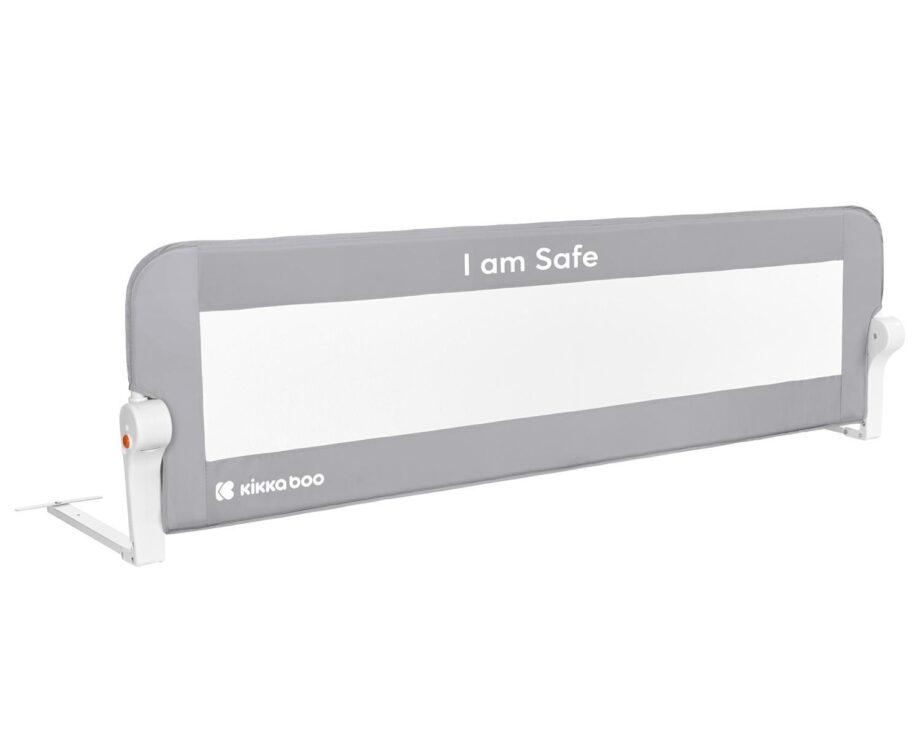 Zastitna ogradica za krevetac I am Safe 150cm grey2