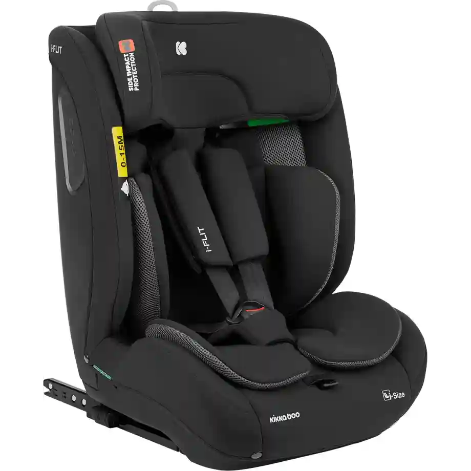 Autosedište 76-150 cm I-FLIT I-SIZE ISOFIX black