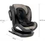 Autosedište 0-1-2-3 (0-36 kg) STARK ISOFIX beige - Slika 2