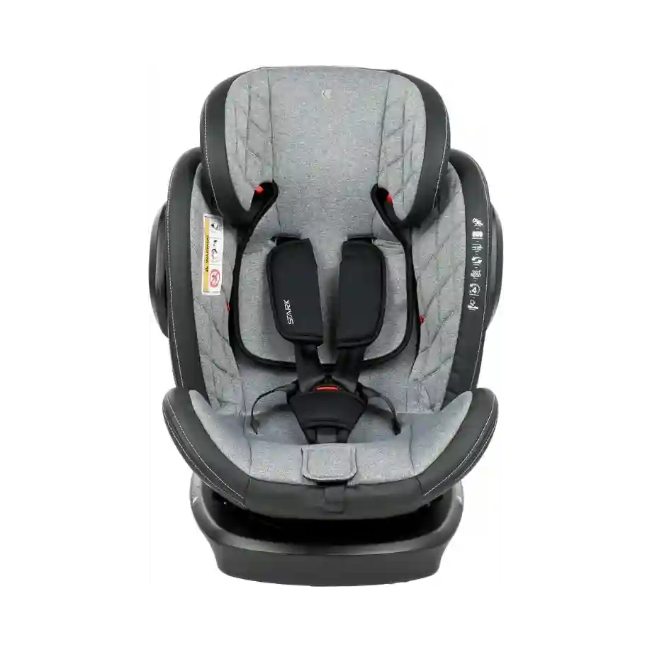 kikka boo autosediste stark light grey 36kg isofix 64949789def10