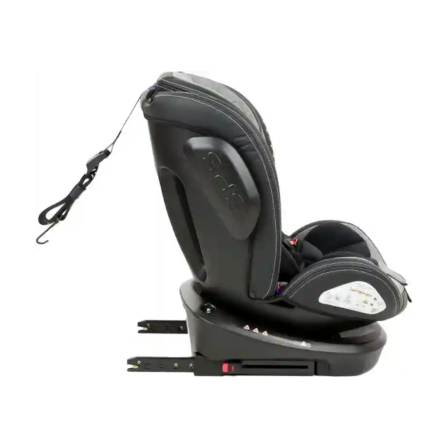 kikka boo autosediste stark light grey 36kg isofix 6494978a17619