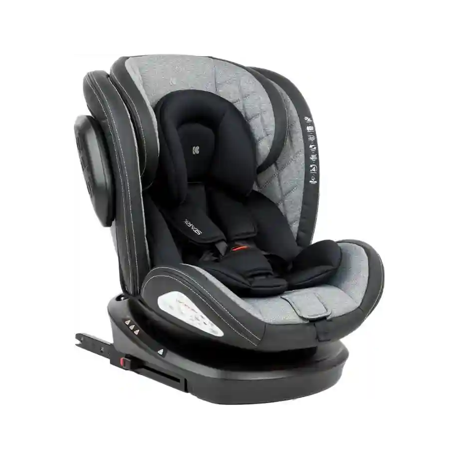 kikka boo autosediste stark light grey 36kg isofix 6494978a8019b