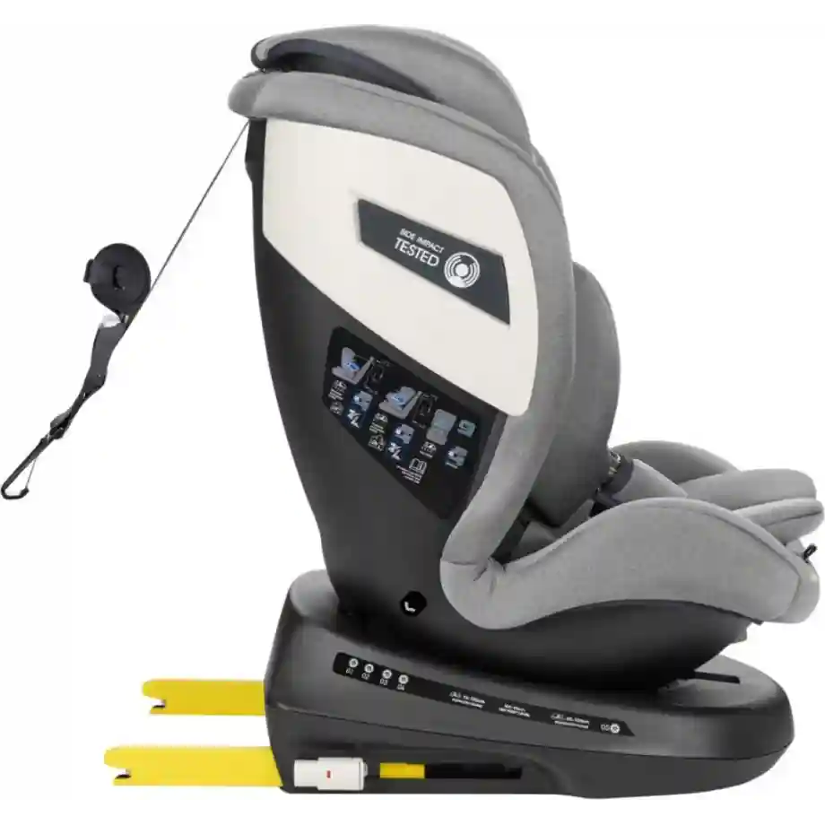 kikka boo shift auto sediste light grey 36kg isofix 68407750e6bd0