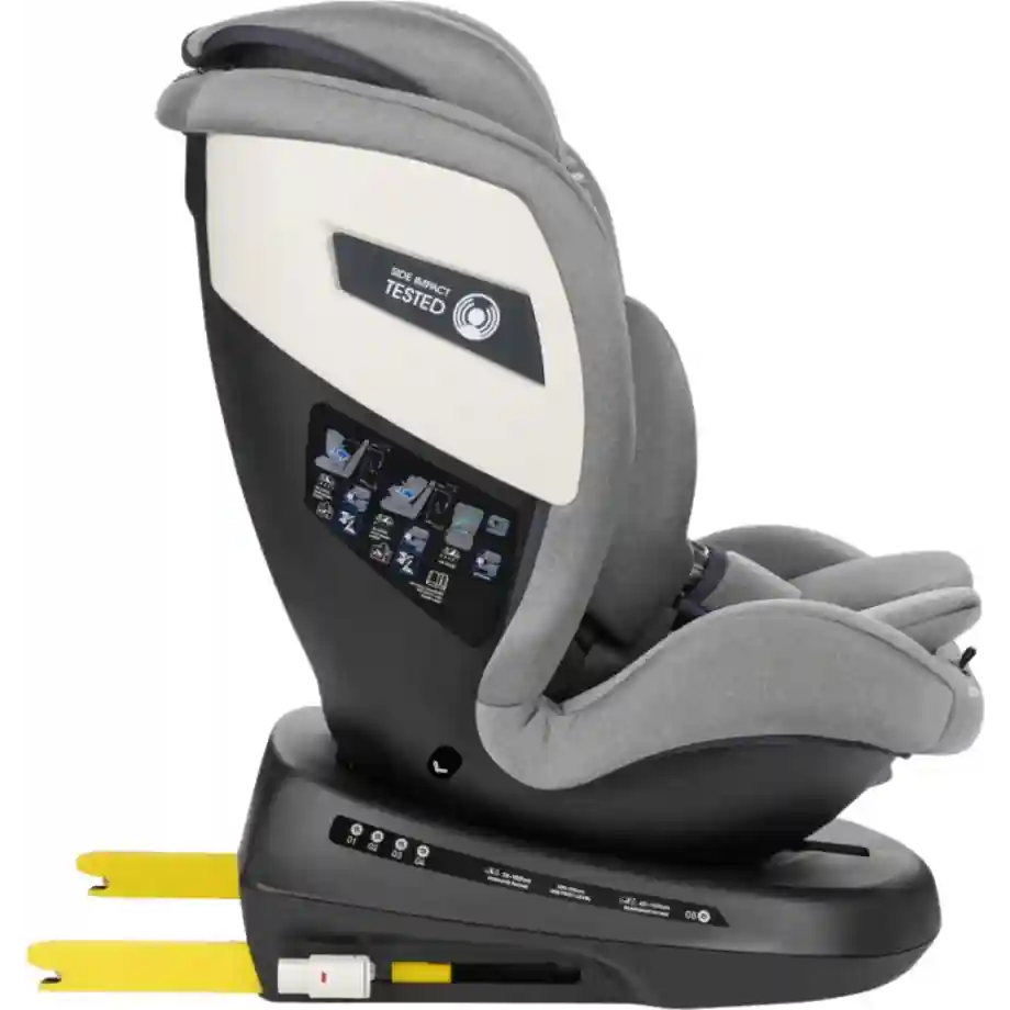 kikka boo shift auto sediste light grey 36kg isofix 684077523f739
