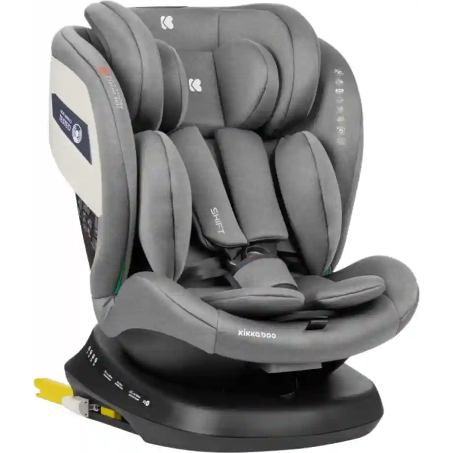 kikka boo shift auto sediste light grey 36kg isofix 6840775330071