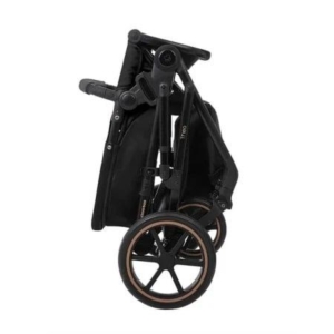 KIKKA BOO  Kolica THEA black premium set 3in1 sa tvrdom korpom i autosedištem I-TRAIL I-SIZE black - Slika 2