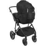 KIKKA BOO  Kolica THEA black premium set 3in1 sa tvrdom korpom i autosedištem I-TRAIL I-SIZE black - Slika 5