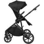 KIKKA BOO  Kolica THEA black premium set 3in1 sa tvrdom korpom i autosedištem I-TRAIL I-SIZE black - Slika 8
