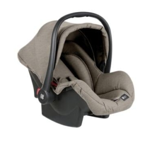 Kolica TIFFANY beige premium set 3in1 sa tvrdom korpom i autosedištem I-TRAIL I-SIZE black
