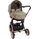 KIKKA BOO Kolica VICENZA premium beige set 3in1 sa tvrdom korpom i autosedištem - Slika 2