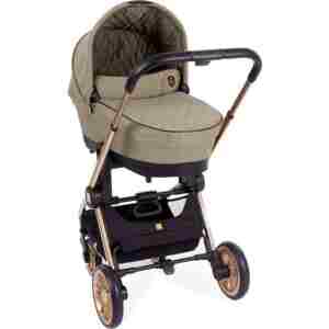 KIKKA BOO Kolica VICENZA premium beige set 3in1 sa tvrdom korpom i autosedištem - Slika 2