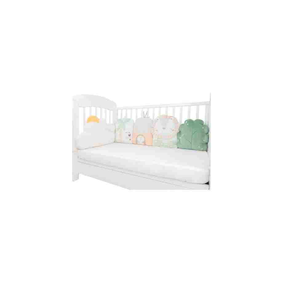 kikkaboo ogradica od plisanih jastuka set 5 pcs jungle king kkb10276 1745422