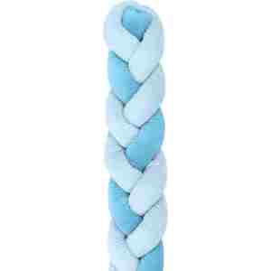 KIKKA BOO Pletenica za krevetac trostruka 180 cm blue KKB50139-180