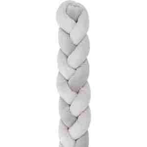 KIKKA BOO Pletenica za krevetac trostruka 180 cm grey KKB51141-180