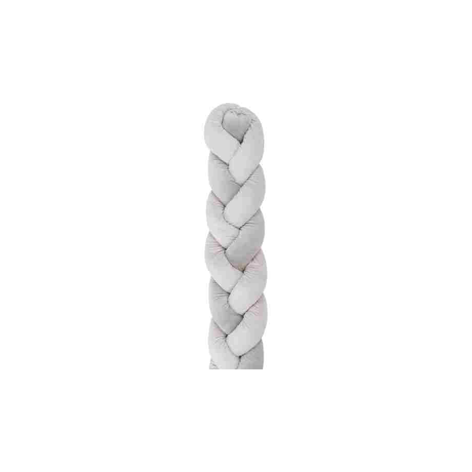 kikkaboo pletenica za krevetac trostruka 180 cm grey kkb51141 1562306