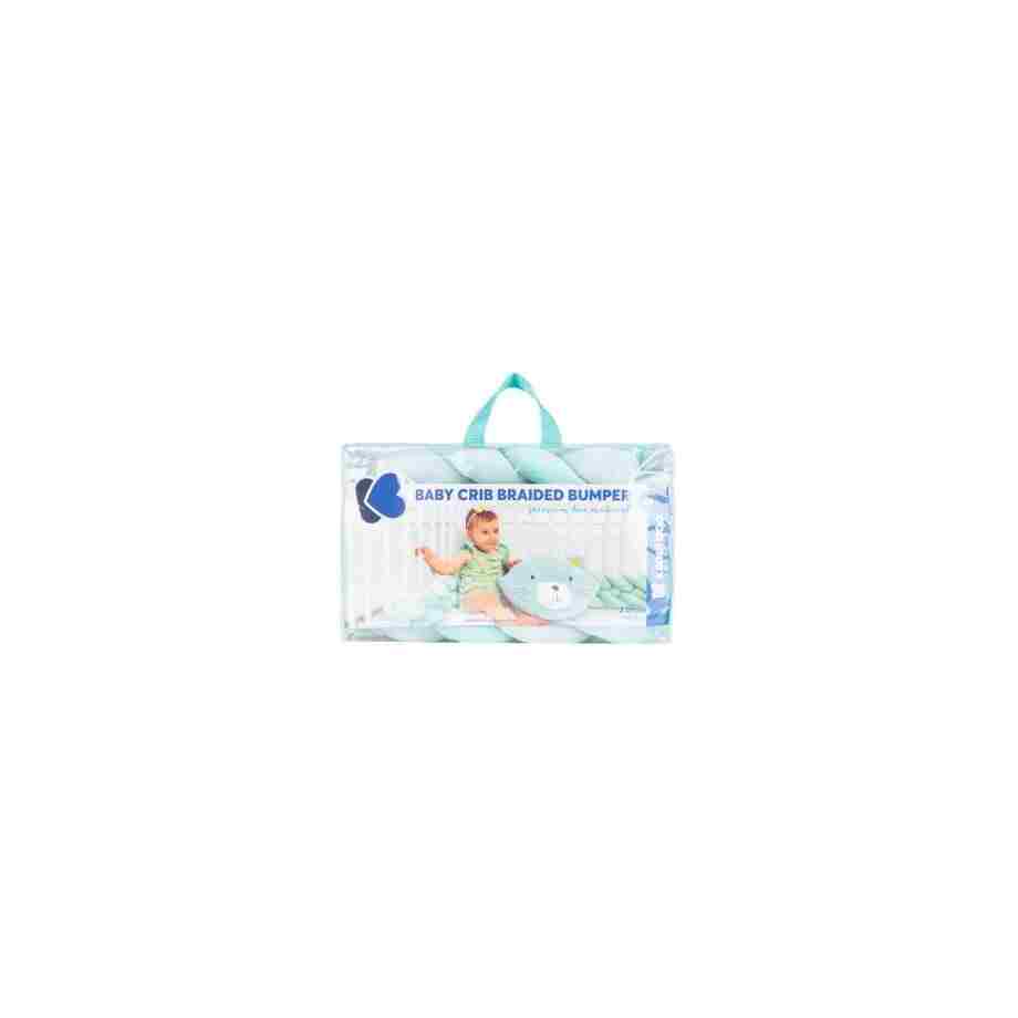kikkaboo pletenica za krevetac trostruka 180 cm mint kkb51140 1562418