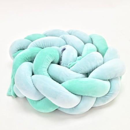 kikkaboo pletenica za krevetac trostruka 180 cm mint kkb51140 1562420