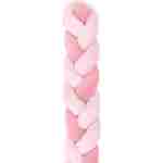 KIKKA BOO Pletenica za krevetac trostruka 180 cm pink KKB50138-180 - Slika 1