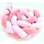 KIKKA BOO Pletenica za krevetac trostruka 180 cm pink KKB50138-180 - Slika 3