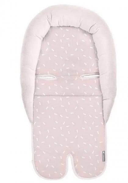 Podloga za autosedište od memorijske pene Confetti Pink