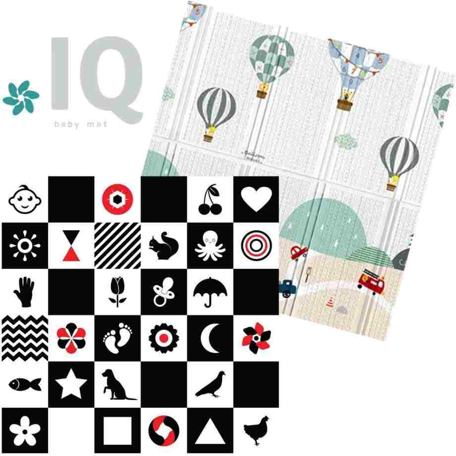 IQ sklopiva podloga Kontrasti+Baloni 150x200 cm